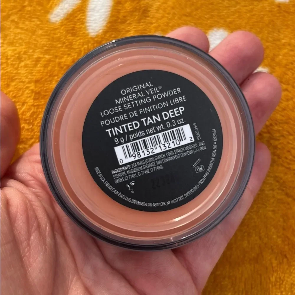 NEW bareMinerals Original Mineral Veil Loose Setting Powder in Tinted Tan Deep